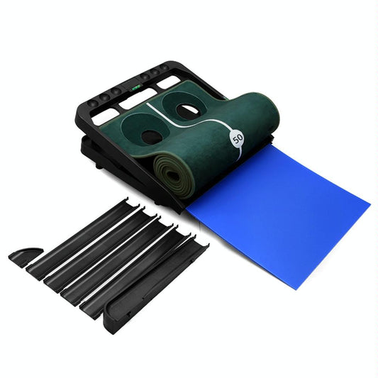 NNEIDS Tl010 Indoor Golf Adjustable Slope Push Rod Practice Home Velvet Practice Blanket Single Exercise Device English Packaging-1