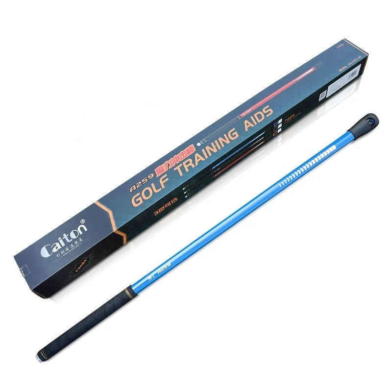 Golf Swing Trainer – Magic Impact Stick (95cm, 0.9kg, Blue)-0