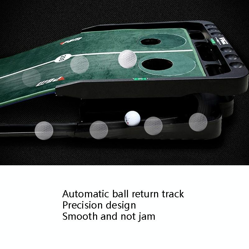 NNEIDS Tl010 Indoor Golf Adjustable Slope Push Rod Practice Home Velvet Practice Blanket Single Exercise Device English Packaging-4